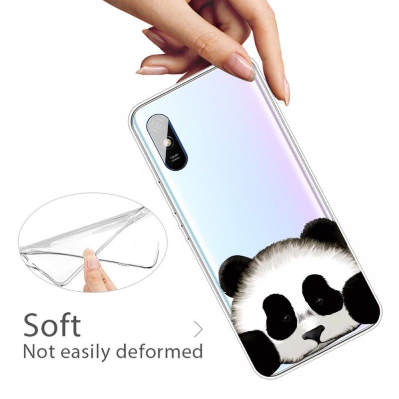 Hülle Xiaomi Redmi 9A Transparenter Panda