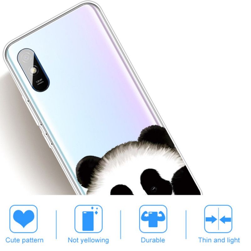 Hülle Xiaomi Redmi 9A Transparenter Panda