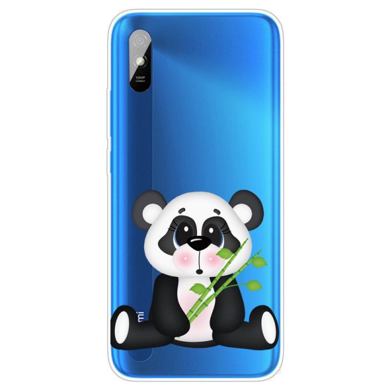 Hülle Xiaomi Redmi 9A Transparenter Trauriger Panda