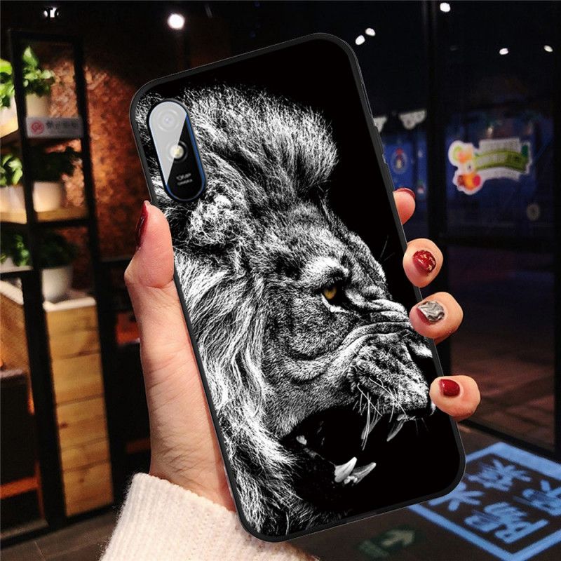Hülle Xiaomi Redmi 9A Wilder Löwe