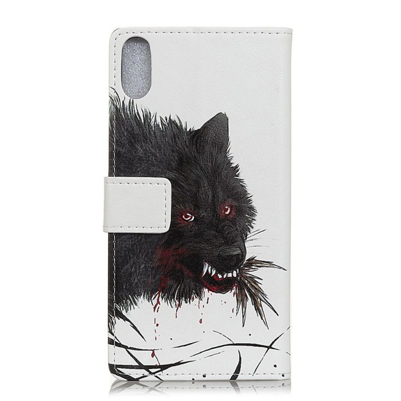 Lederhüllen Xiaomi Redmi 9A Hungriger Wolf