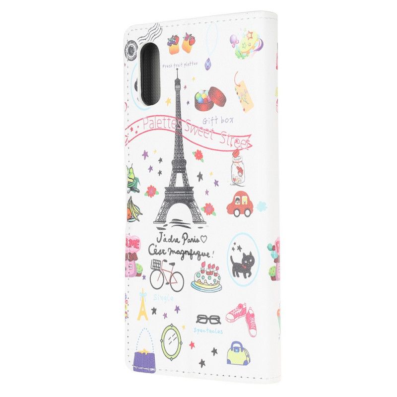 Lederhüllen Xiaomi Redmi 9A Ich Liebe Paris