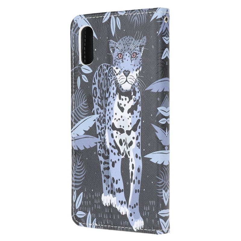 Lederhüllen Xiaomi Redmi 9A Leopard Mit Tanga