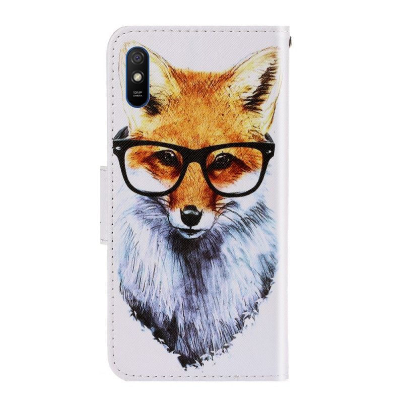 Lederhüllen Xiaomi Redmi 9A Nerd-Tanga-Fuchs