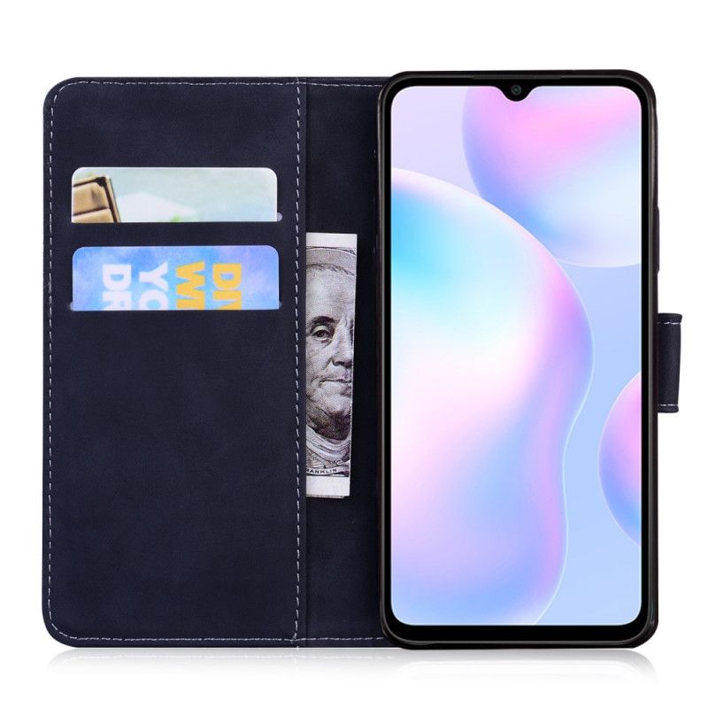 Lederhüllen Xiaomi Redmi 9A Schwarz Lederimitat Neue Farben