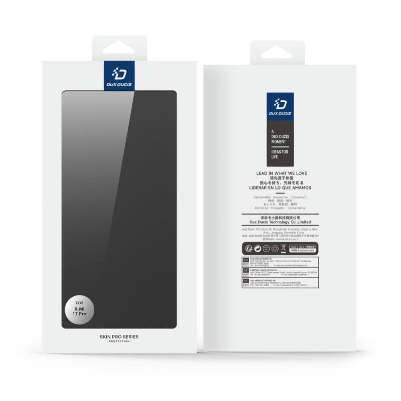 Flip Case Xiaomi 17 Pro Skin Pro Serie Dux Ducis