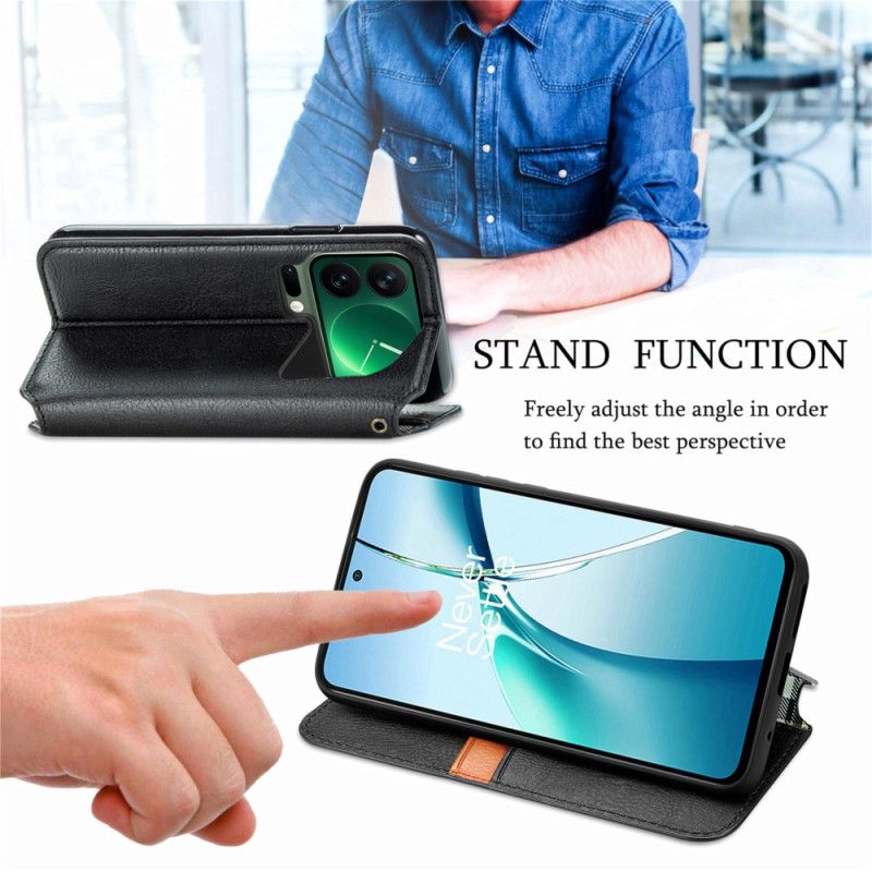 Flip Case Xiaomi 17 Pro Vintage-diamantmuster