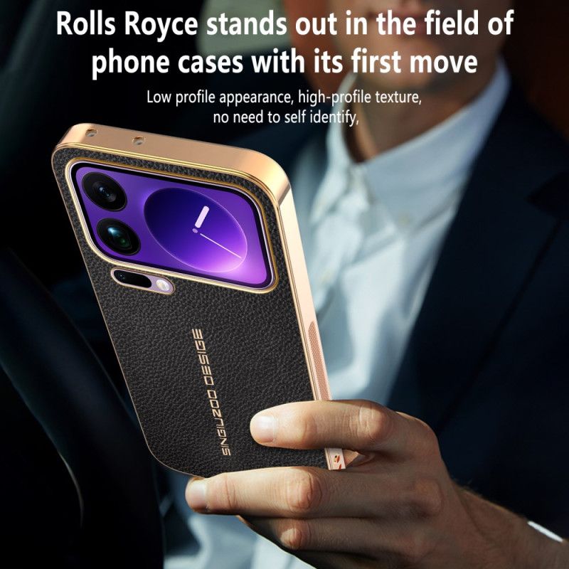 Hülle Für Xiaomi 17 Pro Kratzfeste Litschi-prägung