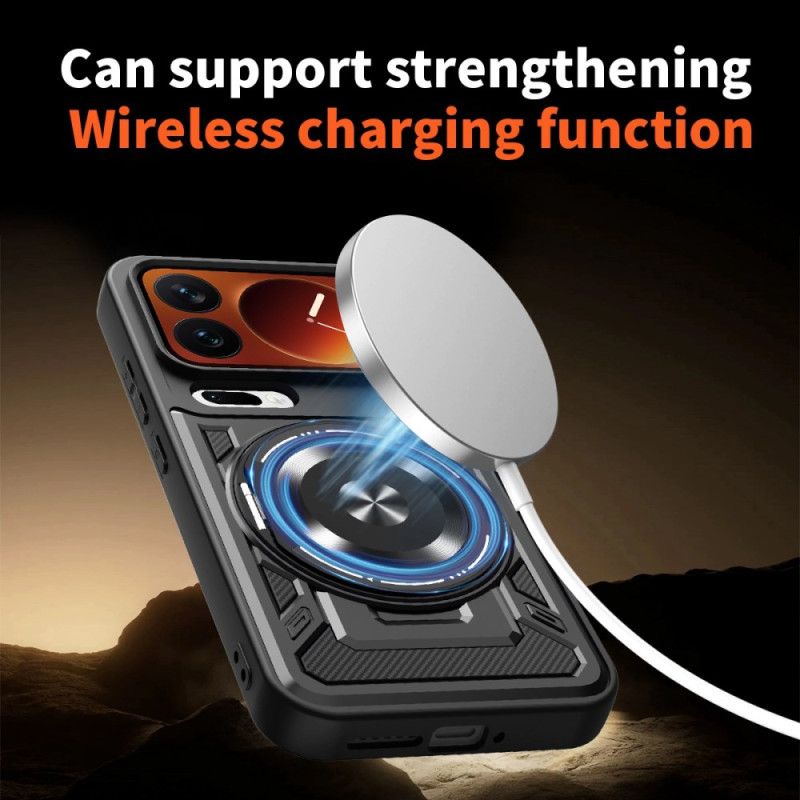 Hülle Xiaomi 17 Pro Handyhülle Magnetverschluss Mit Drehbarem Ständer