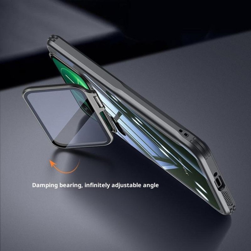 Hülle Xiaomi 17 Pro Transparenter Integrierter Ständer Und Kameraschutz
