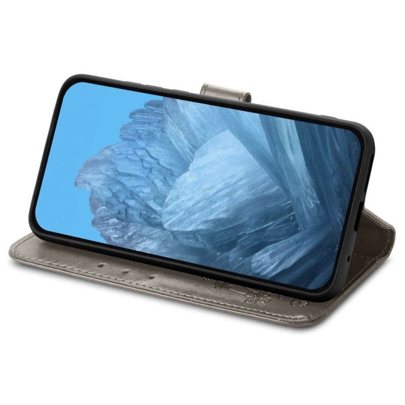 Lederhüllen Für Xiaomi 17 Pro Kleeblätter