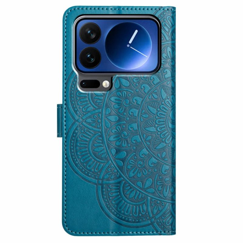 Lederhüllen Für Xiaomi 17 Pro Mandala-gravur