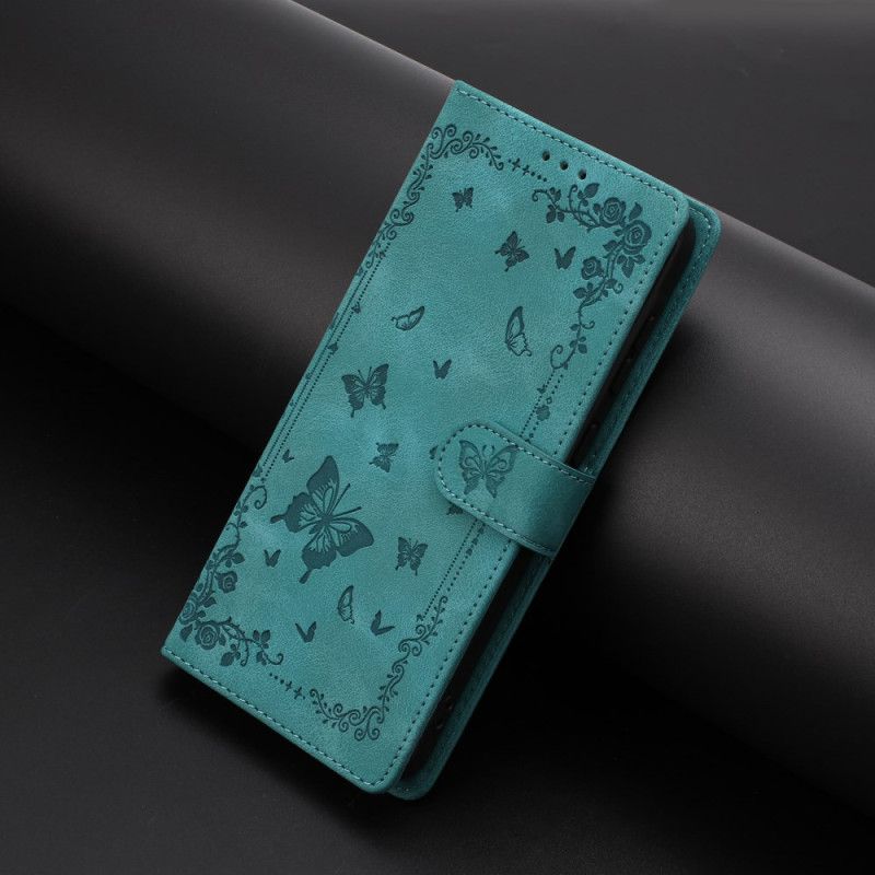 Lederhüllen Xiaomi 17 Pro Handyhülle Blumengarten