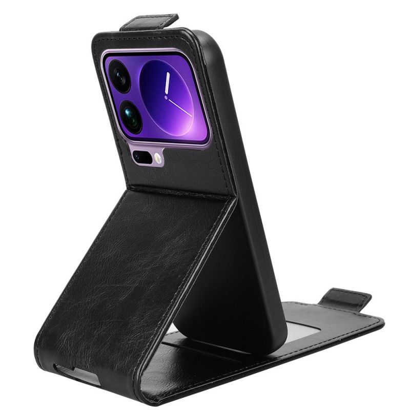 Lederhüllen Xiaomi 17 Pro Handyhülle Vertikale Klappe