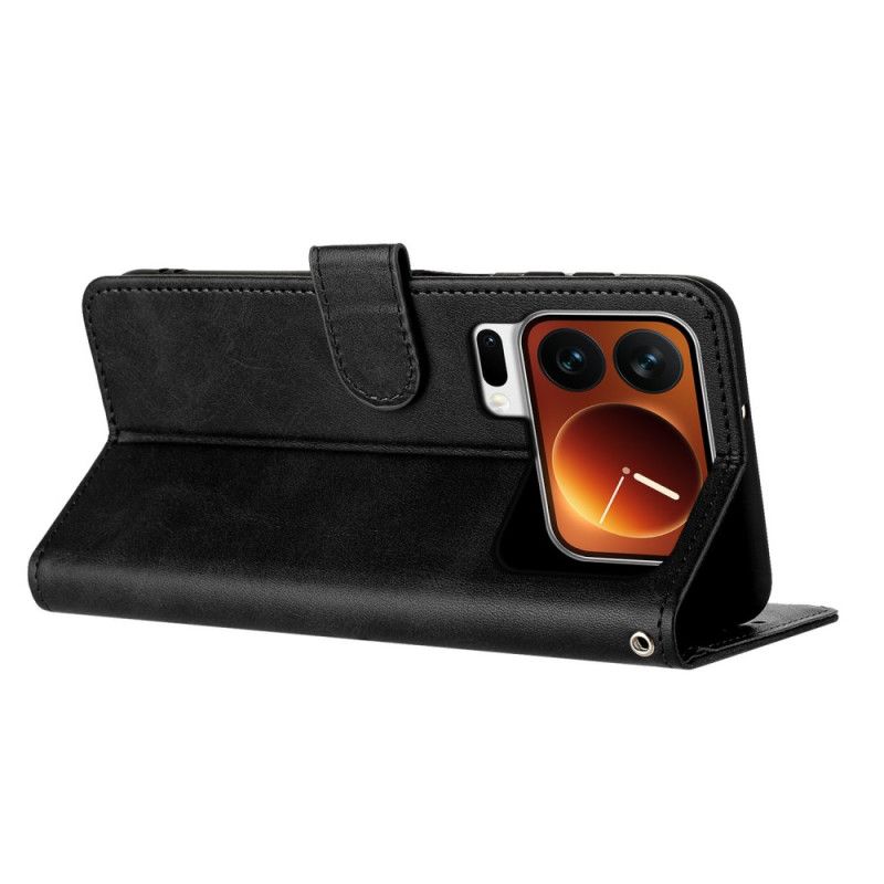 Lederhüllen Xiaomi 17 Pro Lederoptik Mit Lanyard