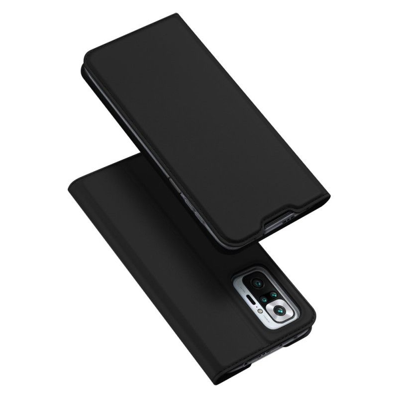 Flip Case Xiaomi Redmi Note 10 Pro Schwarz Pro-Dux-Ducis-Haut