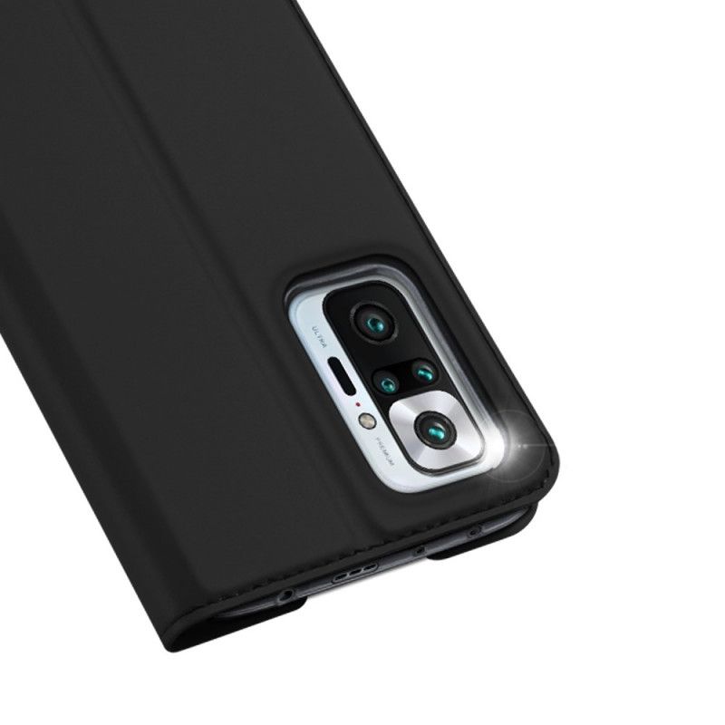 Flip Case Xiaomi Redmi Note 10 Pro Schwarz Pro-Dux-Ducis-Haut