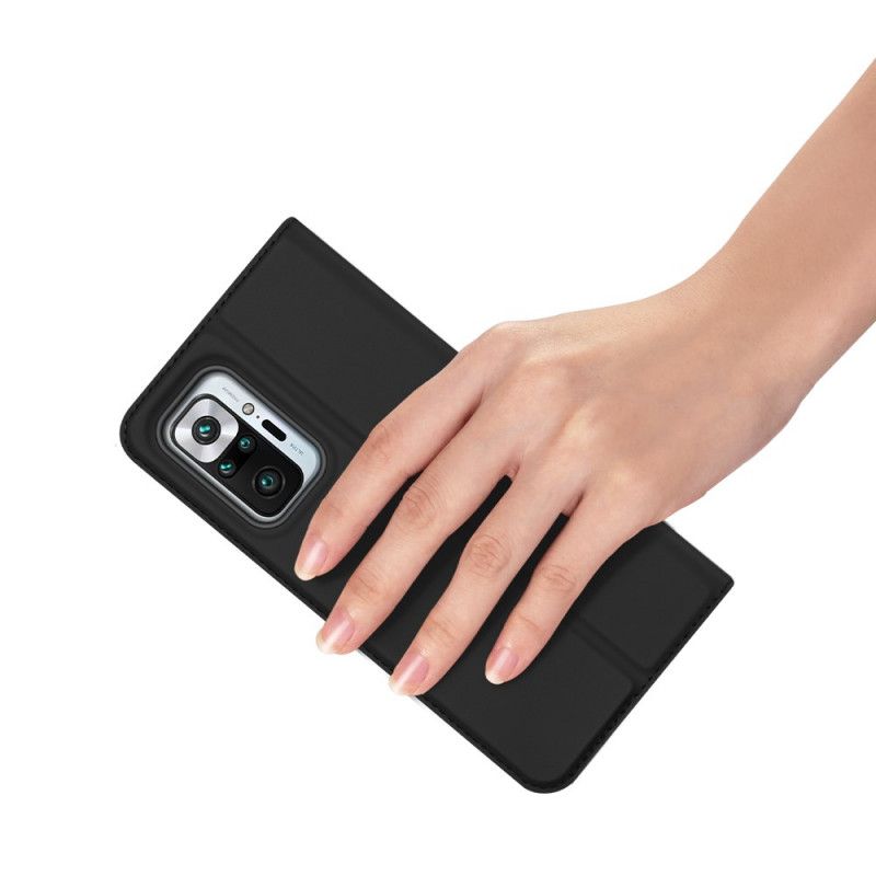 Flip Case Xiaomi Redmi Note 10 Pro Schwarz Pro-Dux-Ducis-Haut