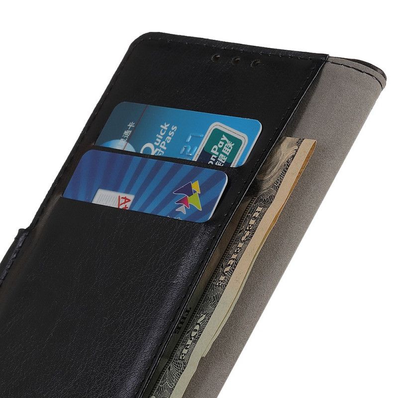 Lederhüllen Xiaomi Redmi Note 10 Pro Handyhülle Hungriger Wolf