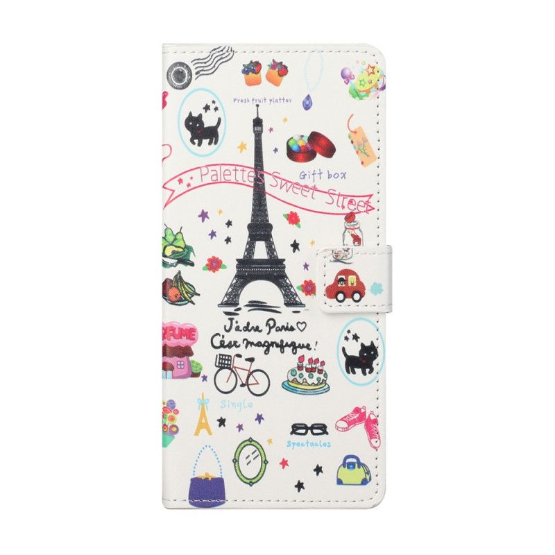 Lederhüllen Xiaomi Redmi Note 10 Pro Handyhülle Ich Liebe Paris