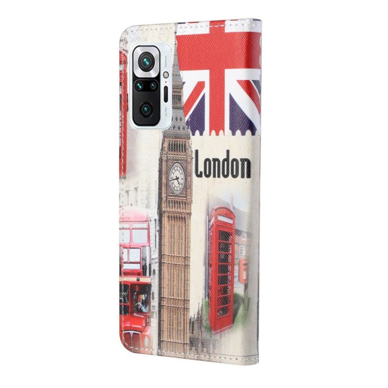 Lederhüllen Xiaomi Redmi Note 10 Pro Londoner Leben