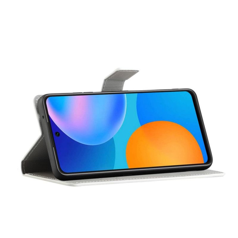 Lederhüllen Xiaomi Redmi Note 10 Pro Schwarz Handyhülle Schmetterlinge Und Blumen