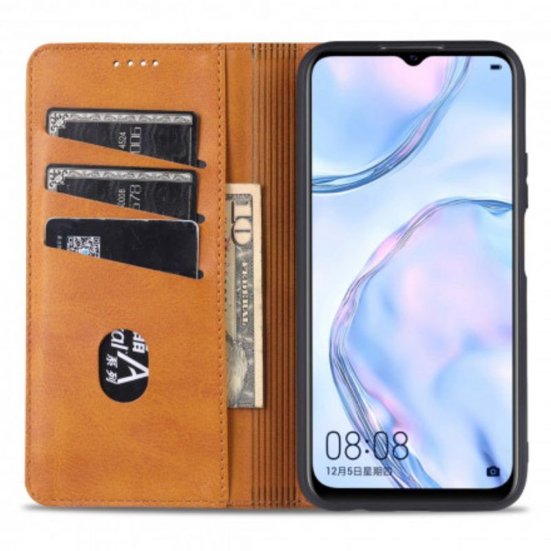 Schutzhülle Für Vivo Y72 5G Flip Case Azns Leder-styling