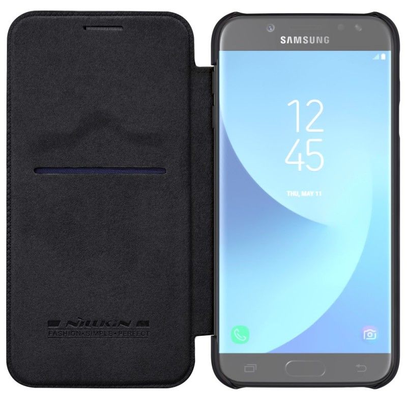 Flip Case Samsung Galaxy J5 2017 Schwarz Nillkin-Qin-Serie