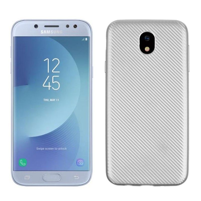 Hülle Samsung Galaxy J5 2017 Golden Premium-Kohlenstoff