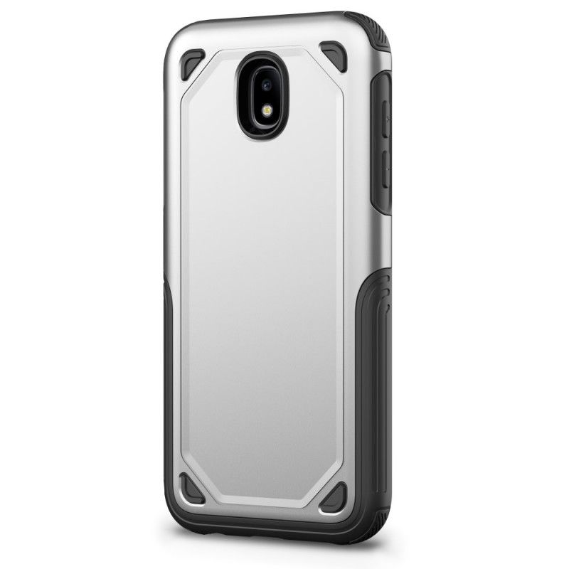 Hülle Samsung Galaxy J5 2017 Schwarz Premium-Metalleffekt