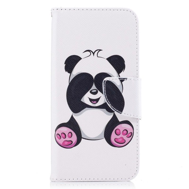 Lederhüllen Samsung Galaxy J5 2017 Handyhülle Lustiger Panda