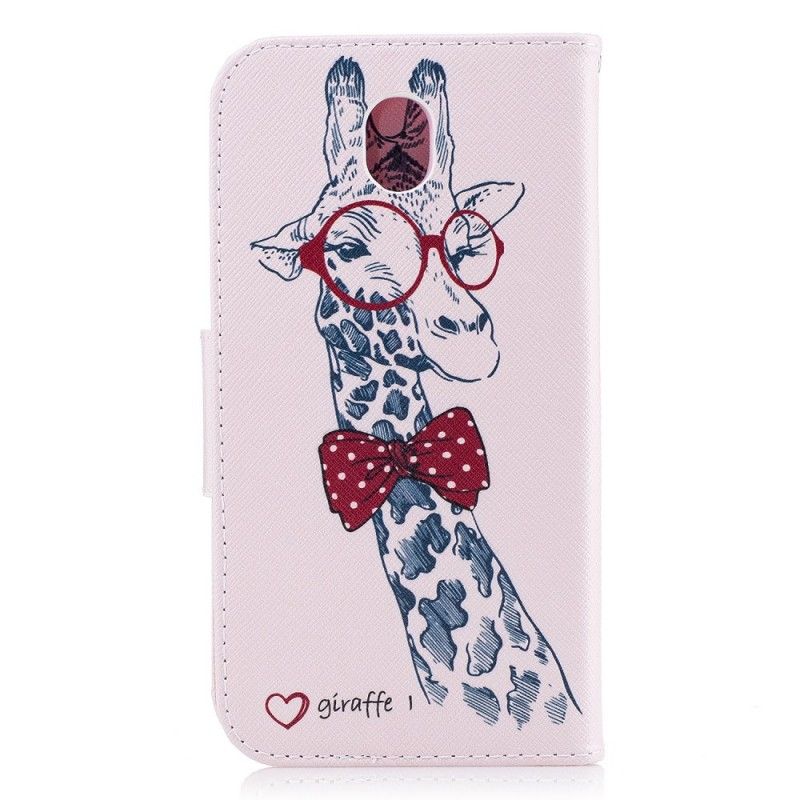 Lederhüllen Samsung Galaxy J5 2017 Nerd-Giraffe