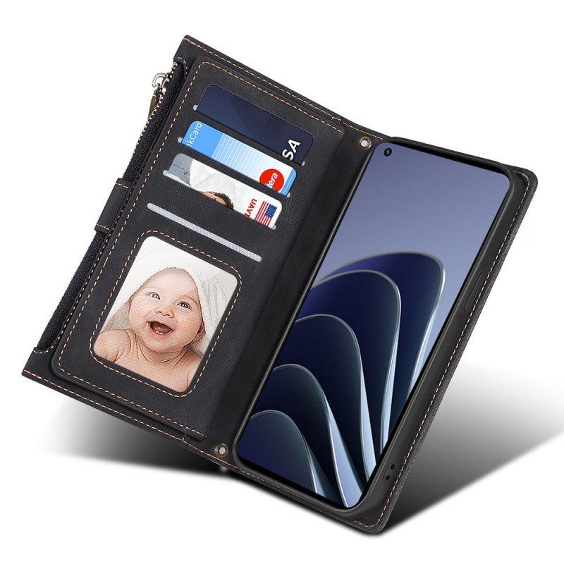 Flip Case Für OnePlus 10 Pro 5G Multifunktionale Geldbörse