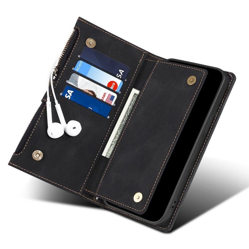 Flip Case Für OnePlus 10 Pro 5G Multifunktionale Geldbörse