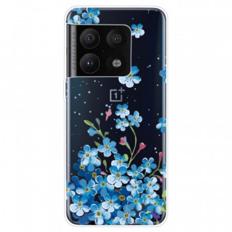 Hülle Für OnePlus 10 Pro 5G Blaue Blumen
