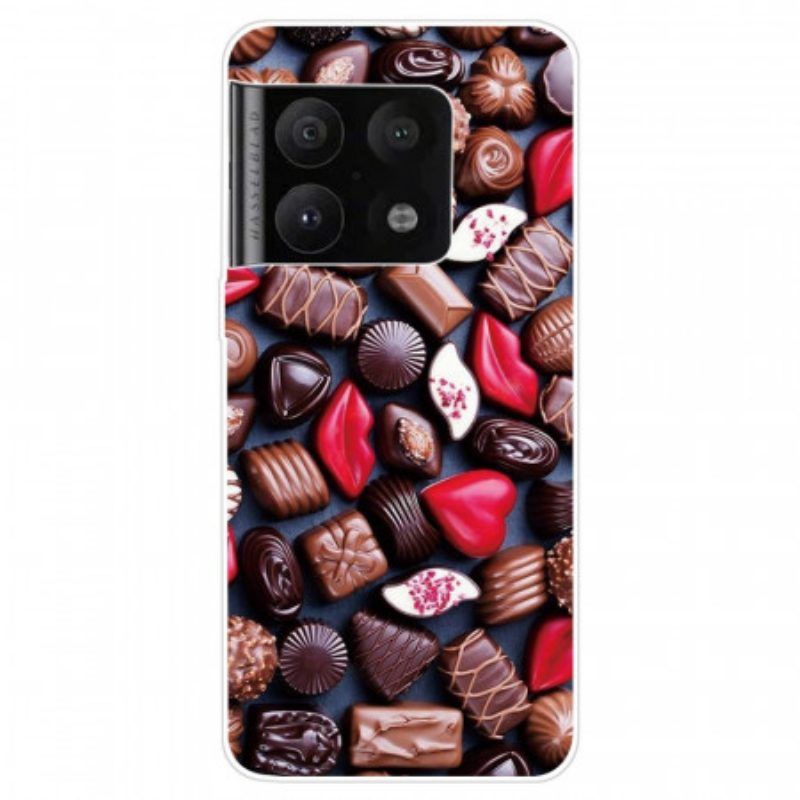 Hülle Für OnePlus 10 Pro 5G Flexible Schokolade
