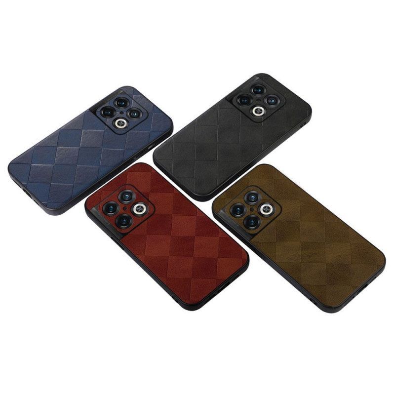 Hülle Für OnePlus 10 Pro 5G Gewebtes Design Aus Kunstleder