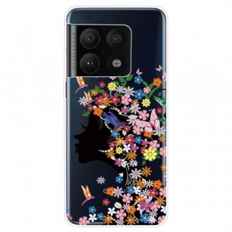 Hülle Für OnePlus 10 Pro 5G Hübscher Blumenkopf