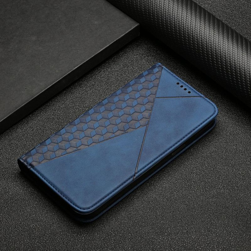 Flip Case Für Xiaomi Mi 11i 5g / Poco F3 Geo-ledereffekt