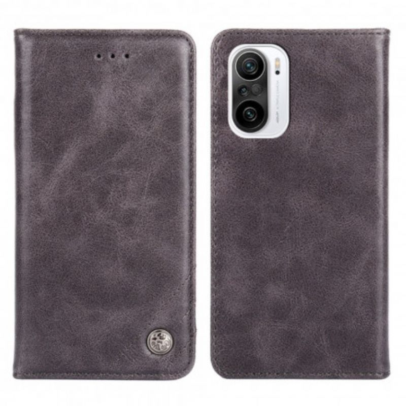 Flip Case Für Xiaomi Mi 11i 5g / Poco F3 Stil Lederniete