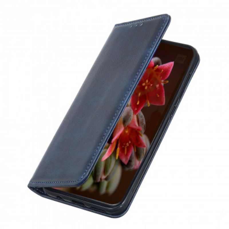 Flip Case Xiaomi Mi 11i 5g / Poco F3 Premium-splittschi-leder