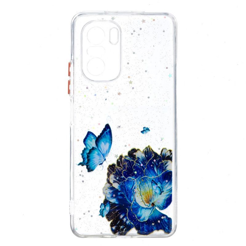 Hülle Xiaomi Mi 11i 5g / Poco F3 Blumen-schmetterlings-hybride