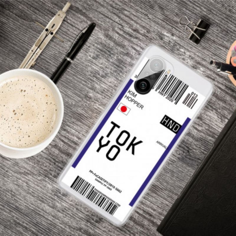 Hülle Xiaomi Mi 11i 5g / Poco F3 Bordkarte Nach Tokio