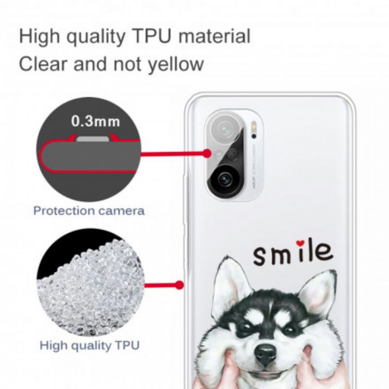 Hülle Xiaomi Mi 11i 5g / Poco F3 Handyhülle Lächelnder Hund