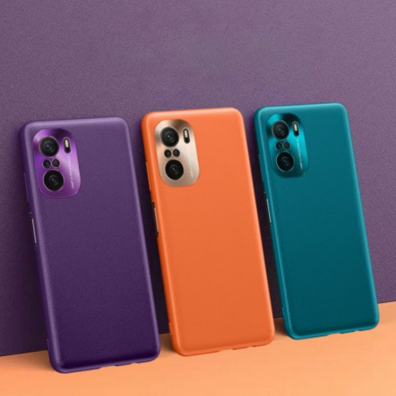 Hülle Xiaomi Mi 11i 5g / Poco F3 Handyhülle Prestige-ledereffekt