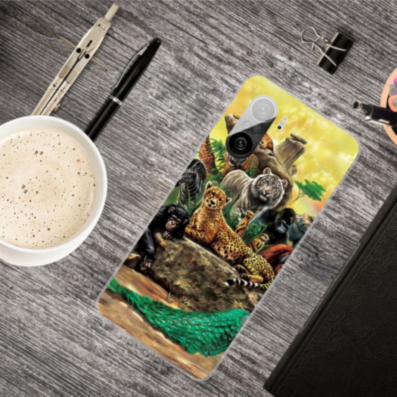 Hülle Xiaomi Mi 11i 5g / Poco F3 Handyhülle Safaritiere