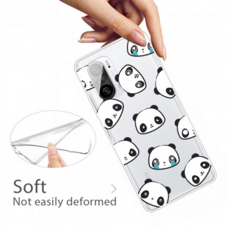 Hülle Xiaomi Mi 11i 5g / Poco F3 Handyhülle Sentimentale Pandas