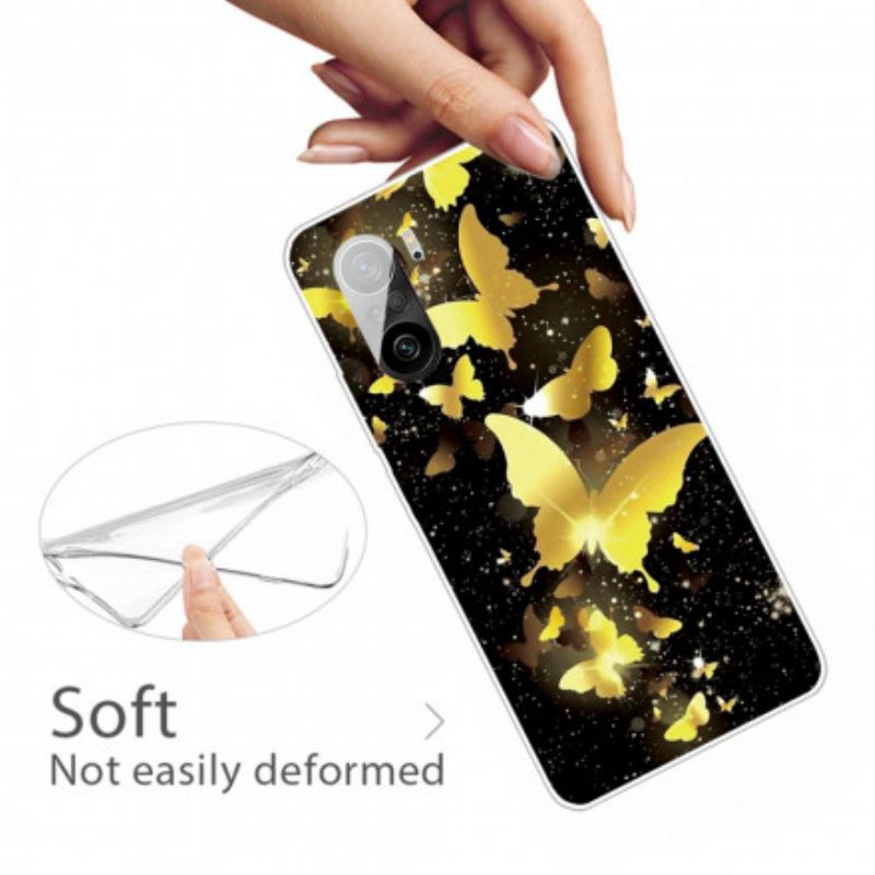 Hülle Xiaomi Mi 11i 5g / Poco F3 Königliche Schmetterlinge