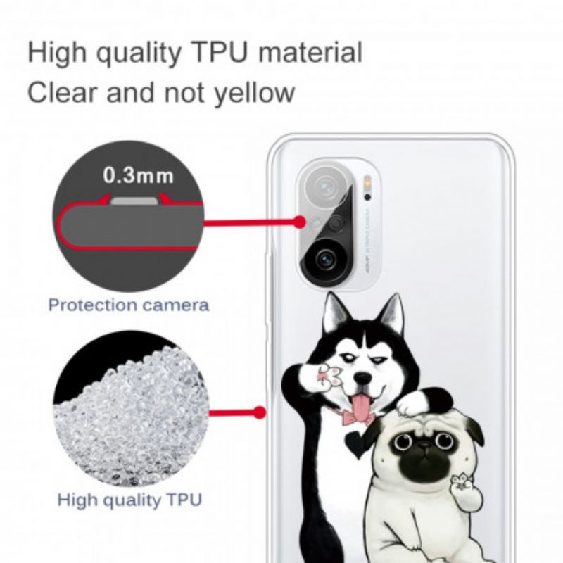Hülle Xiaomi Mi 11i 5g / Poco F3 Lustige Hunde