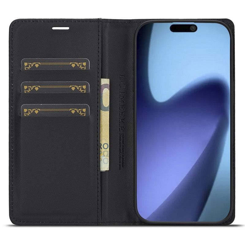 Flip Case Für iPhone Air Carbonfaser Lc.imeeke